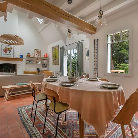 Maison Pour 8 - Piscine Chauffee - 100m De La 度假居 皮里亚克叙尔梅尔