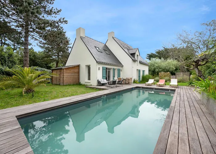 Maison Pour 8 - Piscine Chauffee - 100m De La 펜션